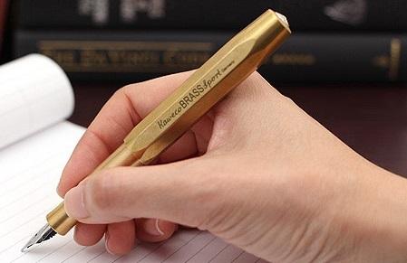 Kaweco Sport Fountain Pen Brass Nib: M Kaweco