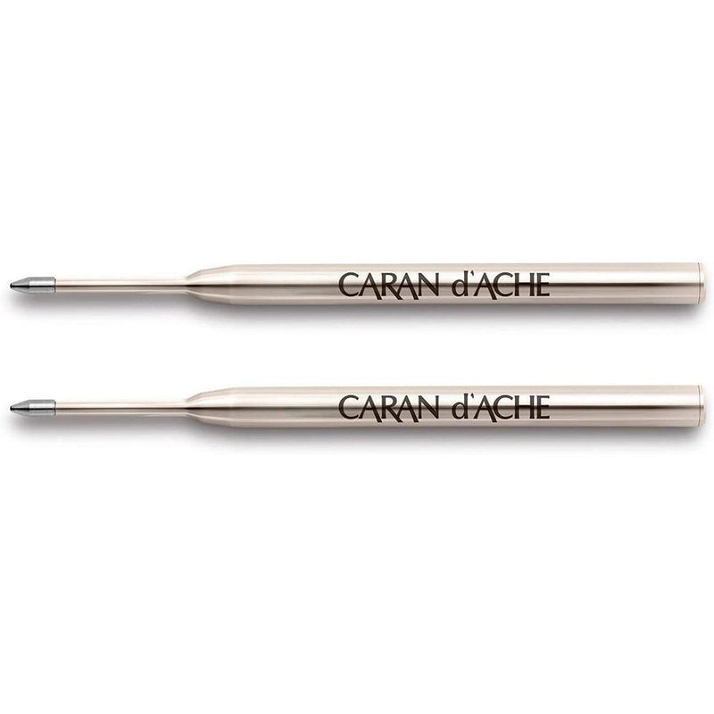 Caran D'ache Goliath Ballpoint Pen Refill Fine Blue (Pack of 2) Caran d'Ache