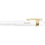 Kaweco Sport Classic Fountain Pen White, Fine Nib Octagonal Clip Gold Kaweco