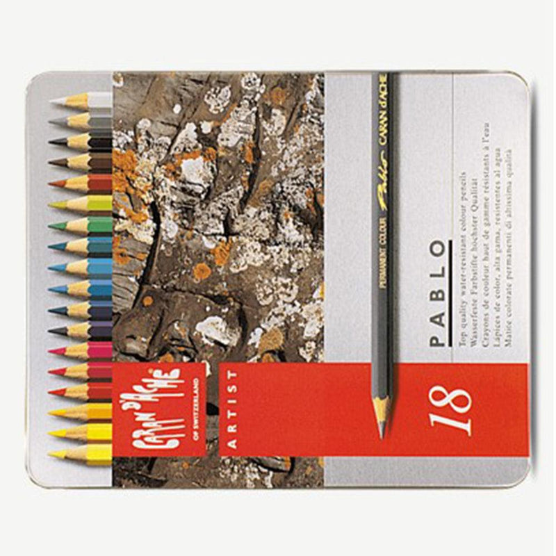 Caran D'ache Pablo Color Pencils Set Of 18 (666.318) Caran d'Ache