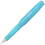 Kaweco Sport Fountain Pen Light Blueberry, Fine Nib Octagonal Clip Chrome Kaweco
