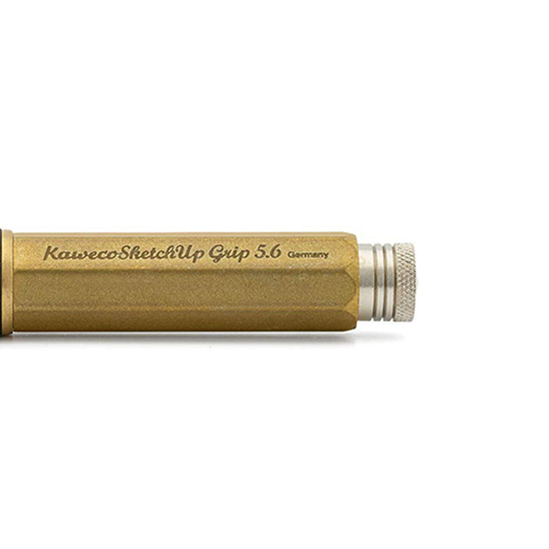 Kaweco Sketch Up Grip 5,6 mm 8 hexagonal Clutch pencil Brass Kaweco