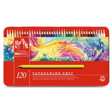 Caran D'Ache Color Pencil Set of 120 Assorted Colors - Supracolor II Watercolor Caran d'Ache