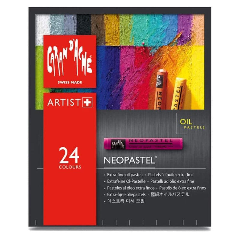 Caran D'ache Neopastel Oil Pastels Set Of 24 (7400.324) Caran d'Ache