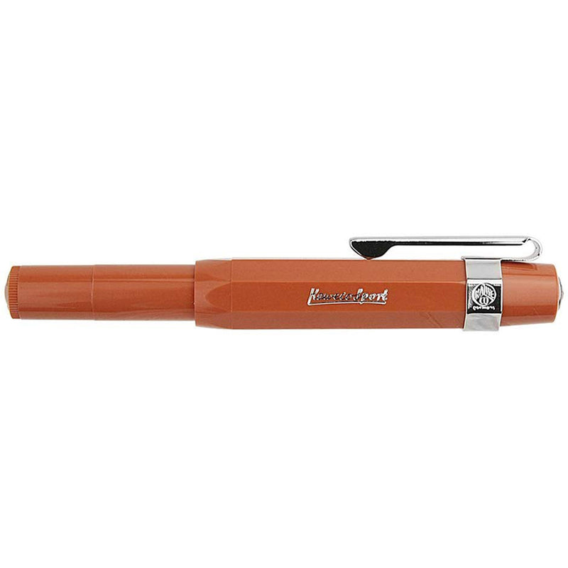 Kaweco Sport Skyline Fountain Pen Fox, Fine Nib with Octagonal Clip Chrome Kaweco