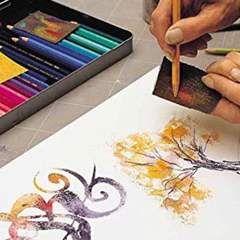 CREATIVE ART MATERIALS Caran D'ache Supracolor Metal Box Set Of 40 (3888.340) Caran D'ache
