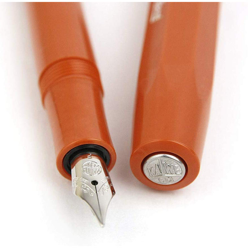 Kaweco Sport Skyline Fountain Pen Fox, Fine Nib with Octagonal Clip Chrome Kaweco