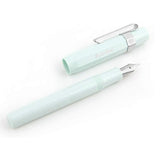 Kaweco Sport Skyline Fountain Pen Mint, Fine Nib with Kaweco Sport Octagonal Clip Chrome Kaweco