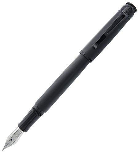 Retro 51 Tornado Fountain Pen, Matte Black Stealth, Medium Nib (VRF-1701) Retro 51