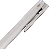 LAMY Logo Ballpoint Pen, Brushed Stainless Steel (L206) LAMY