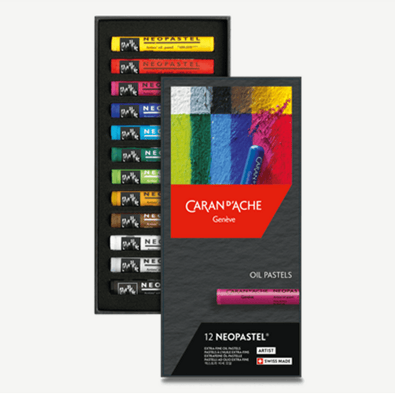 Caran D'ache - Neopastel Artist Oil Pastels - Set of 12 (7400.312) Caran d'Ache