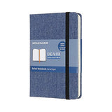 Moleskine Limited Collection Denim Notebook, Hard Cover, Large (5" x 8.25") Ruled/Lined Moleskine