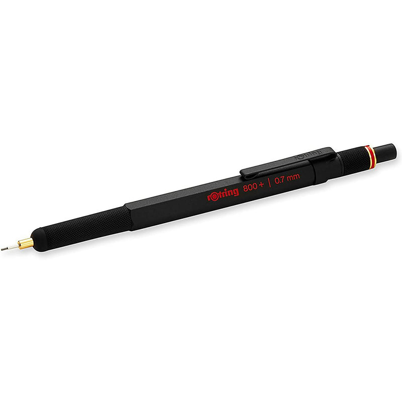 rOtring 1900182 800+ Mechanical Pencil and Touchscreen Stylus, 0.7 mm, Black Barrel Rotring