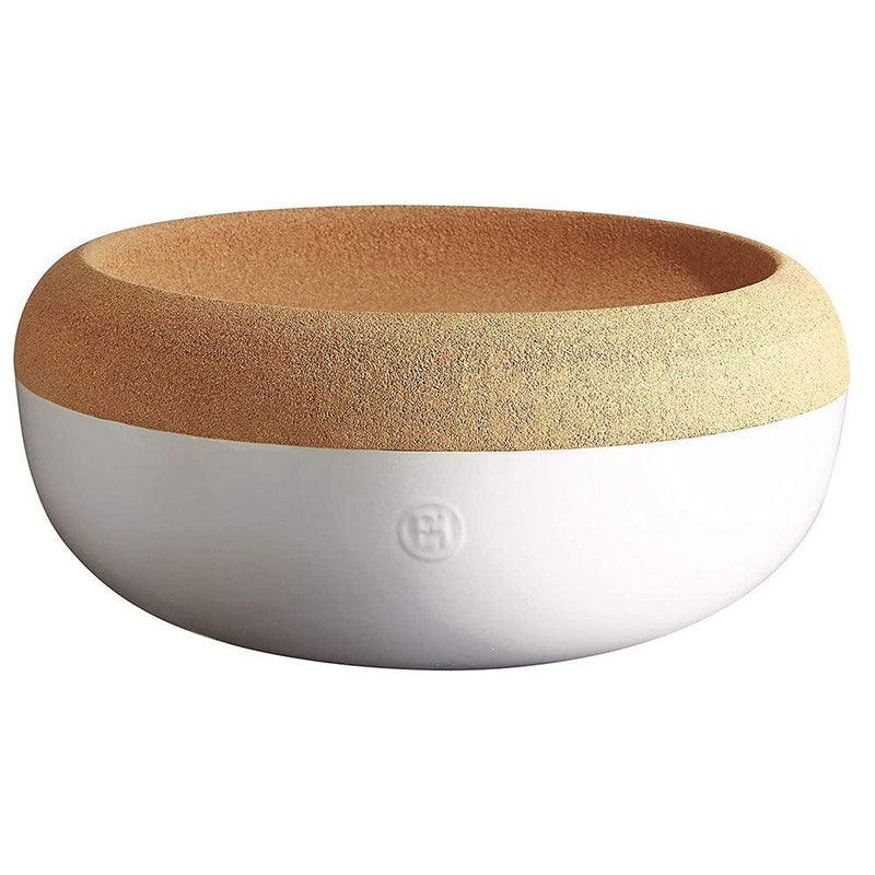 Emile Henry Crème Made in France Vegetable Storage Pantry Bowl, 14.1 inch Emile Henry