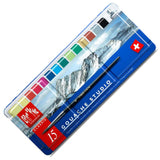 Caran d'Ache Gouache Studio 15 Assorted Colors Set in Metal Tin Caran d'Ache