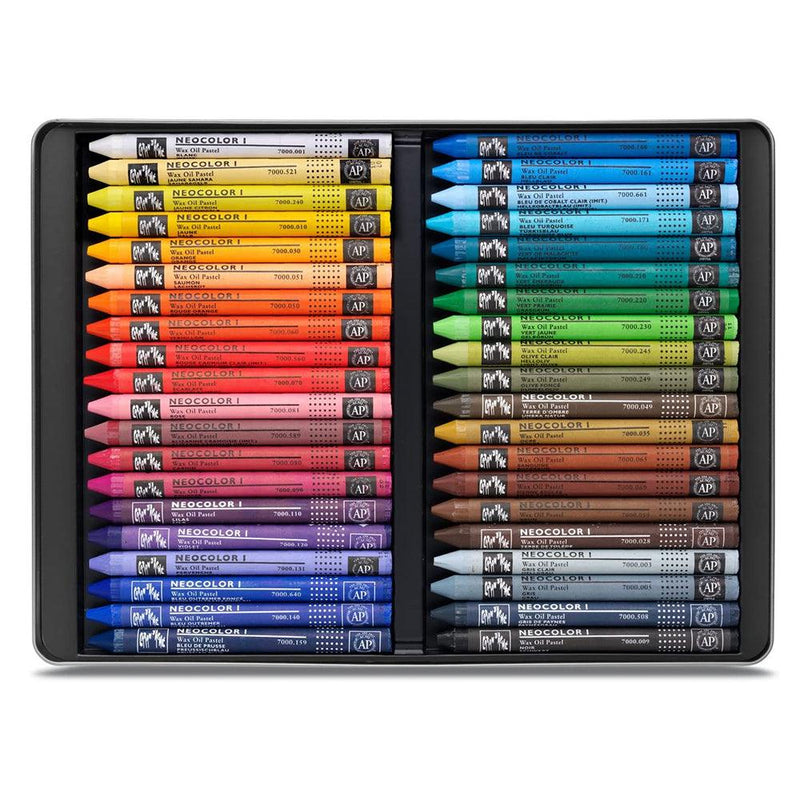 Caran dAche Neocolor Pastels (40 Colors) (7000.340) Caran d'Ache