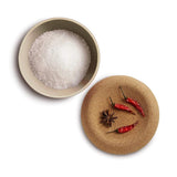 Emile Henry Salt Pot, Ceramic, Craie, 14,6 x 14,6 x 8,6 cm Emile Henry