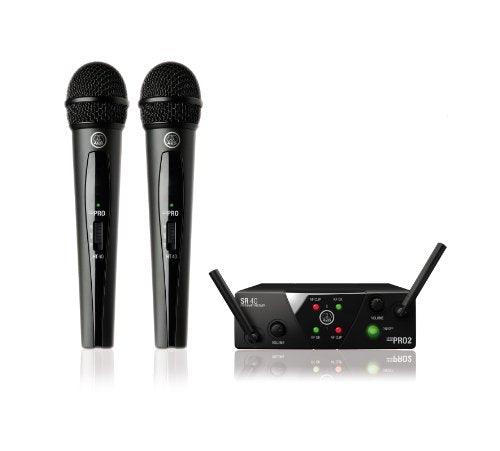 AKG Pro Audio WMS40 Mini2 Vocal Set BD US45A/C EU/US/UK Wireless Microphone System AKG Pro Audio