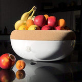 Emile Henry Crème Made in France Vegetable Storage Pantry Bowl, 14.1 inch Emile Henry