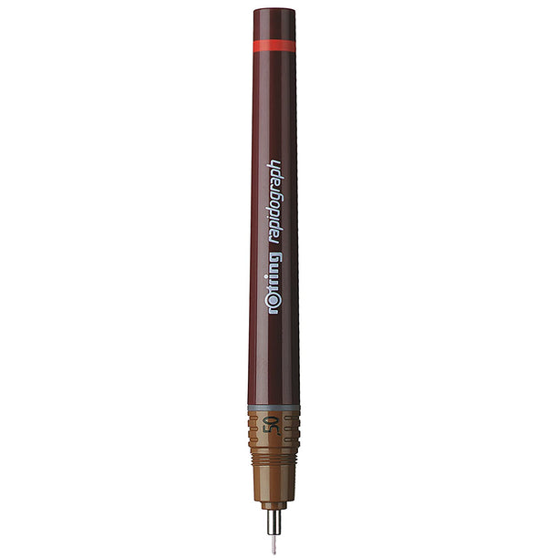 Rotring Rapidograph Technical Drawing Pen Junior Set, 3 Pens with Line Widths of 0.25mm to 0.5mm, Brown (S0699480) Rotring